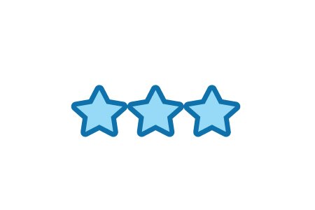 three stars icon