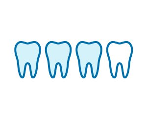 teeth 9 out of 10 icon